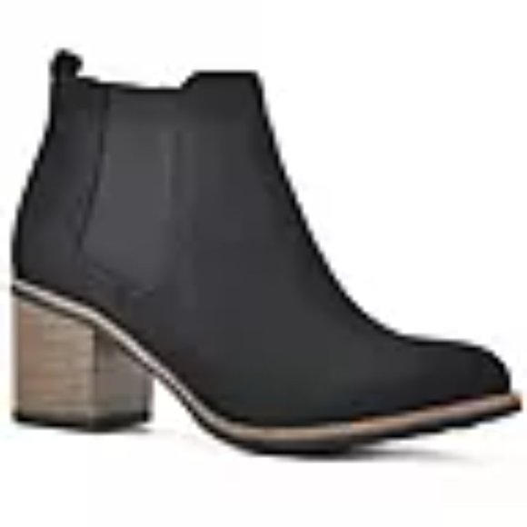 White Mountain Ladies Ankle Boots - Size 7 - Black - Brand New - Picture 2 of 5